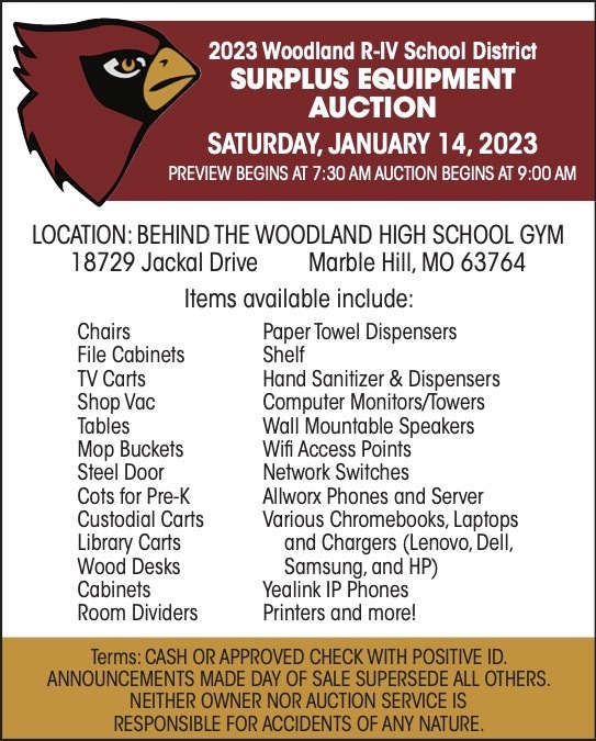 Surplus Equipment Auction 2023