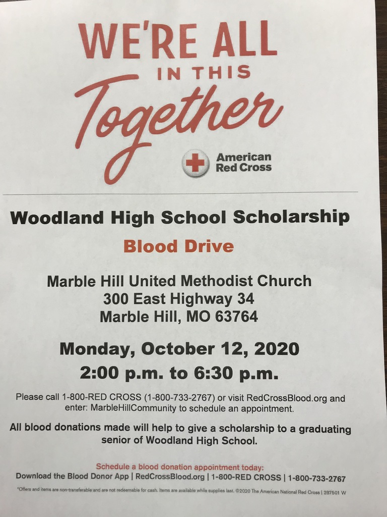blood drive information and schedule